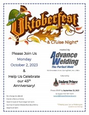Advance Welding Oktoberfest and Cruise Night